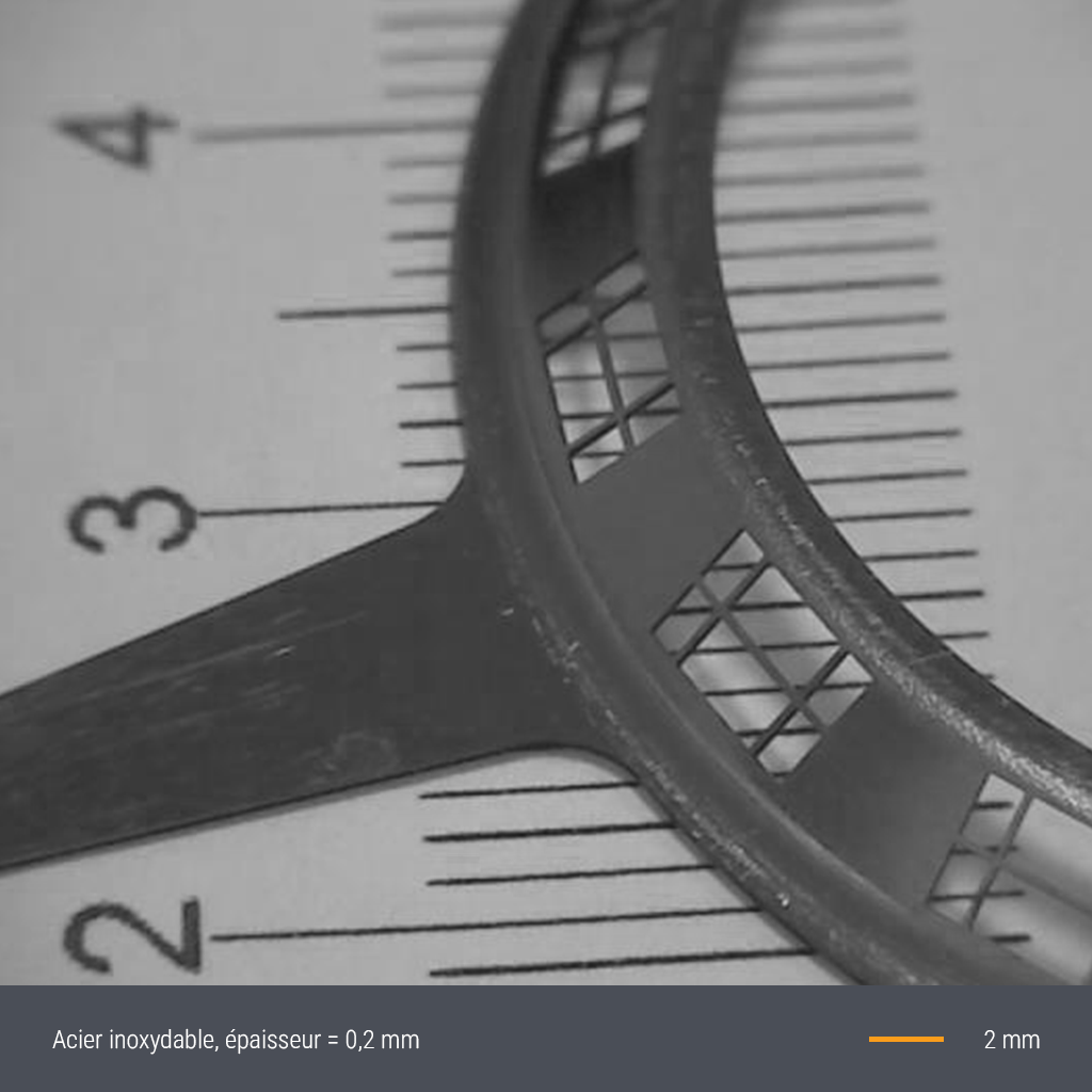 Découpe fine acier inoxydable Découpe fine acier inoxydable