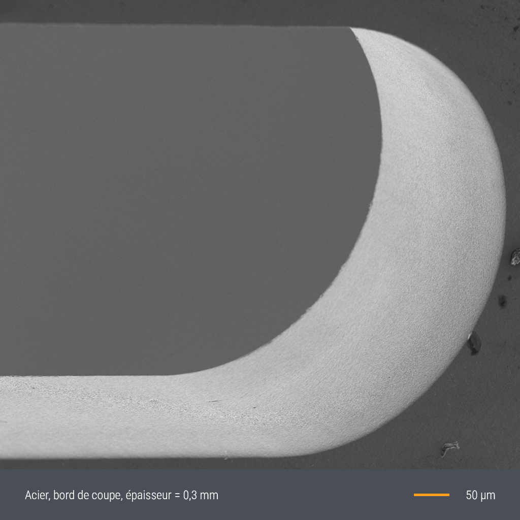 Découpe fine arête de coupe acier Découpe fine arête de coupe acier