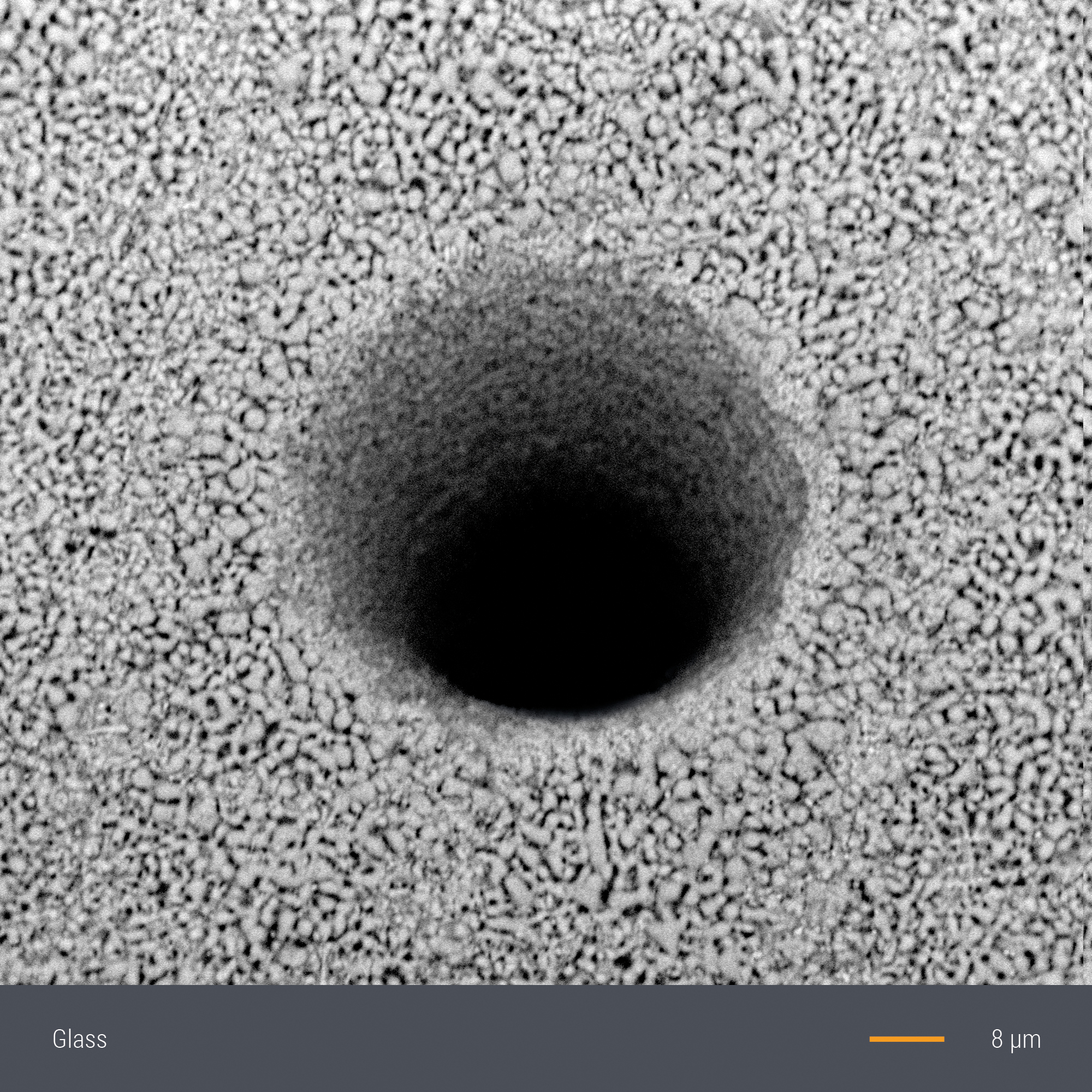 Laser micro drilling in glass