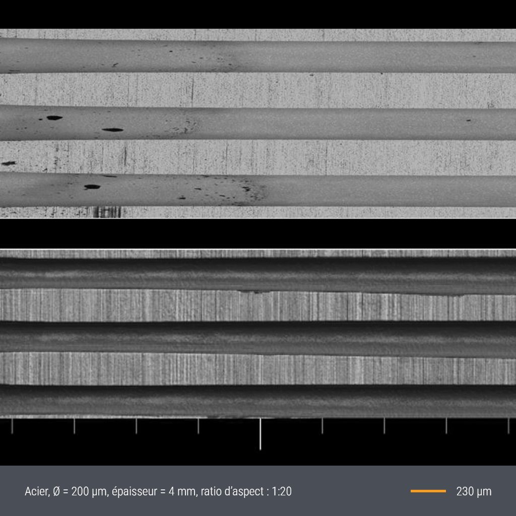 Perçage laser acier Perçage laser acier