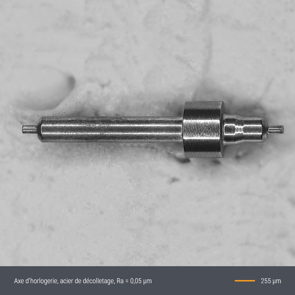 Tournage laser axe d’horloge Tournage laser axe d’horloge