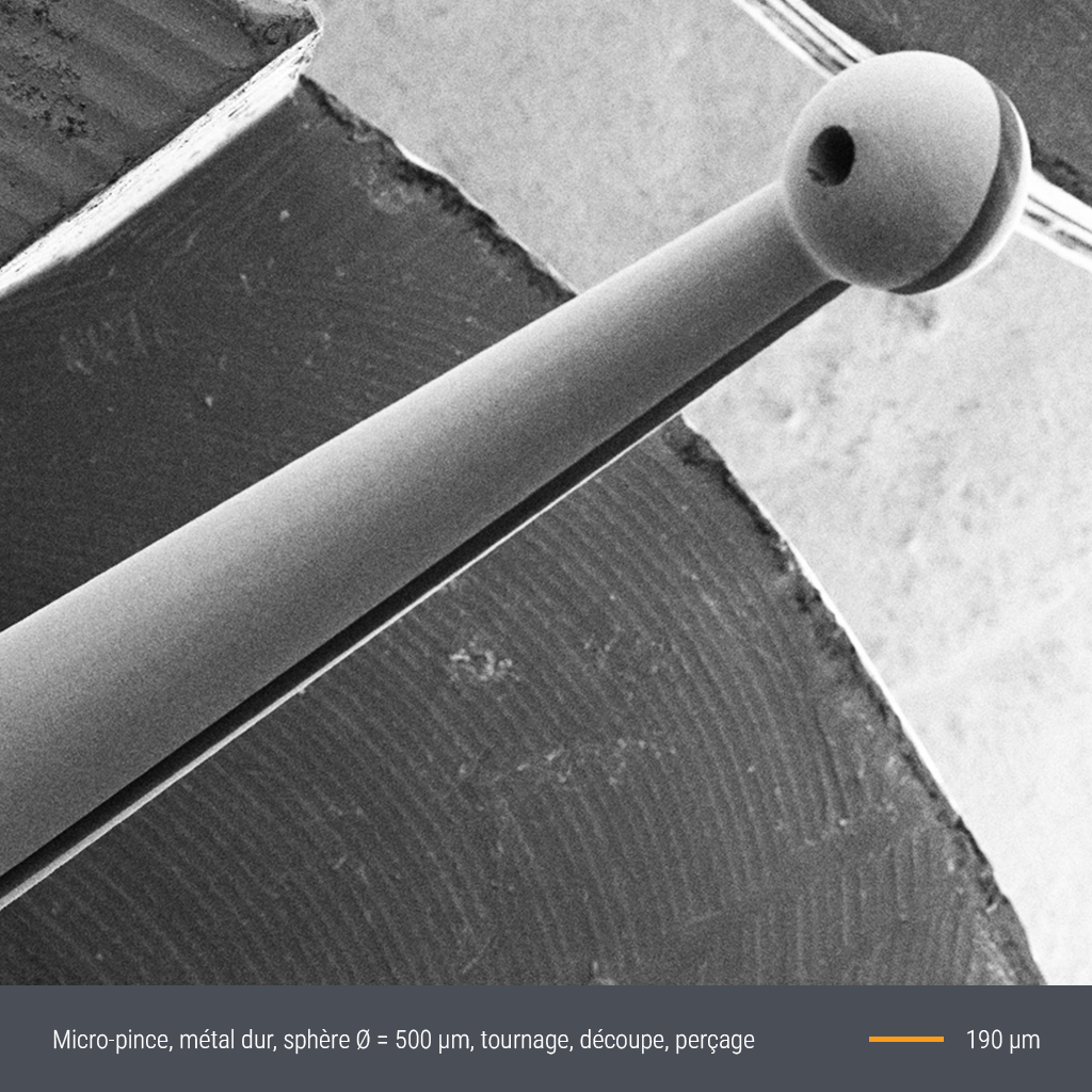 Tournage laser micropince Tournage laser micropince