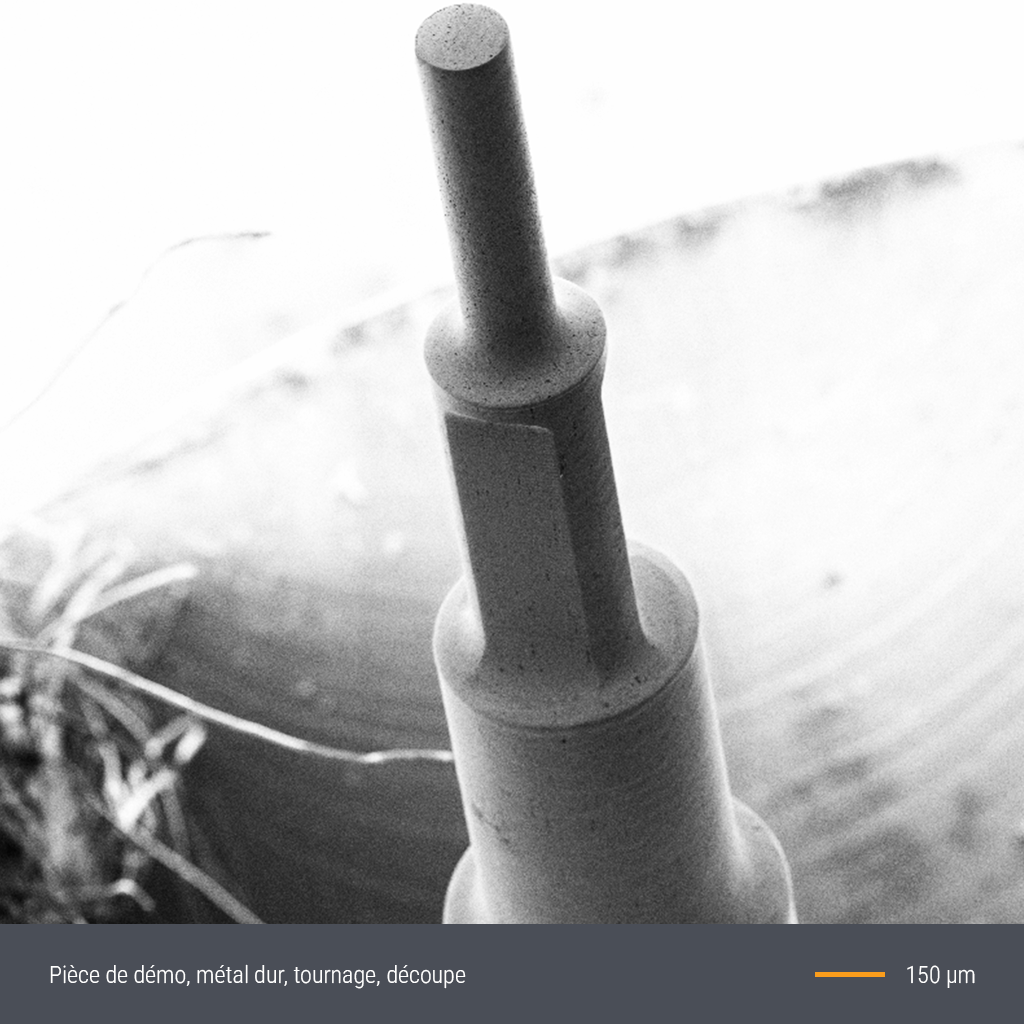 Tournage laser pièce modèle carbure Tournage laser pièce modèle carbure